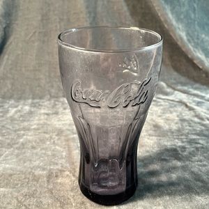 VTG Purple Coke Glass